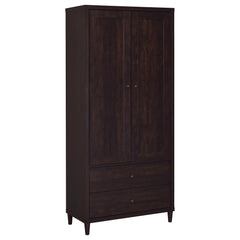 Best Furniture Outlet - Coaster - Wadeline 2-door Tall Accent Storage Cabinet Rustic Tobacco - 950724