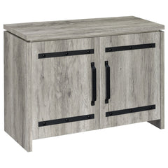 Best Furniture Outlet - Coaster - Enoch 2-door Engineered Wood Accent Cabinet Grey Driftwood - 950785