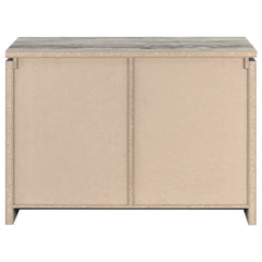 Enoch 2-door Engineered Wood Accent Cabinet Grey Driftwood