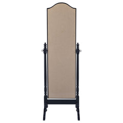 Cabot Wood Adjustable Full Length Cheval Mirror Black