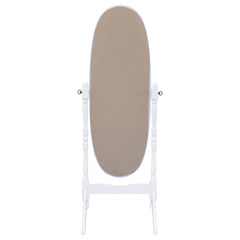 Foyet Wood Adjustable Full Length Cheval Mirror White