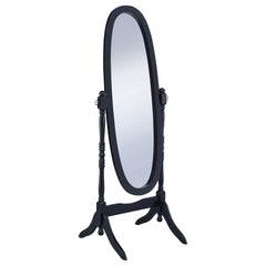 Best Furniture Outlet - Coaster - Foyet Wood Adjustable Full Length Cheval Mirror Black - 950803