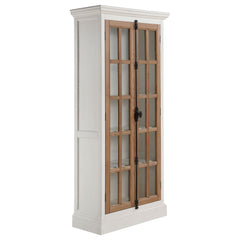 Best Furniture Outlet - Coaster - Tammi 2-door Wood Tall Cabinet Distressed White and Brown - 950965