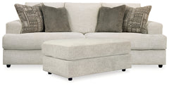Best Furniture Outlet - Ashley Furniture - Soletren Sofa and Ottoman - Sofa and Ottoman - 95104U12