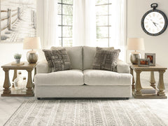 Best Furniture Outlet - Ashley Furniture - Soletren Living Room - Loveseat / Stone - 9510435