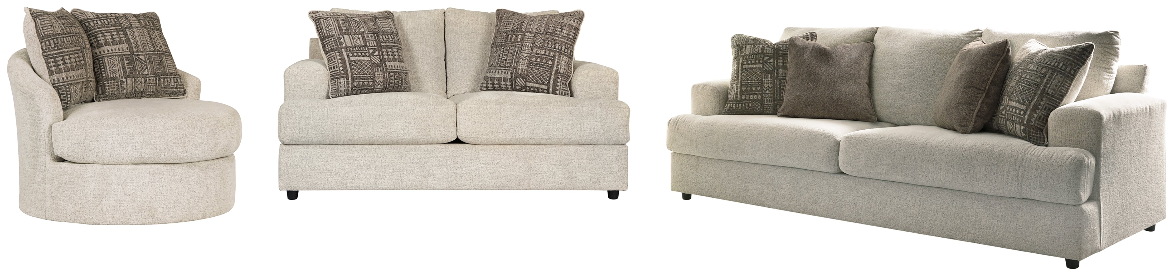 Best Furniture Outlet - Ashley Furniture - Soletren Sofa, Loveseat and Accent Chair - Sofa, Loveseat and Accent Chair - 95104U10