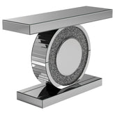 Best Furniture Outlet - Coaster - Bergenia LED Mirrored Entryway Sofa Console Table Silver - 951745