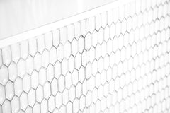 Gambon 2-door Wood Honeycomb Pattern Accent Cabinet White