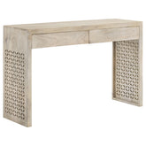 Best Furniture Outlet - Coaster - Rickman 2-drawer Wood Entryway Console Table White Washed - 959543
