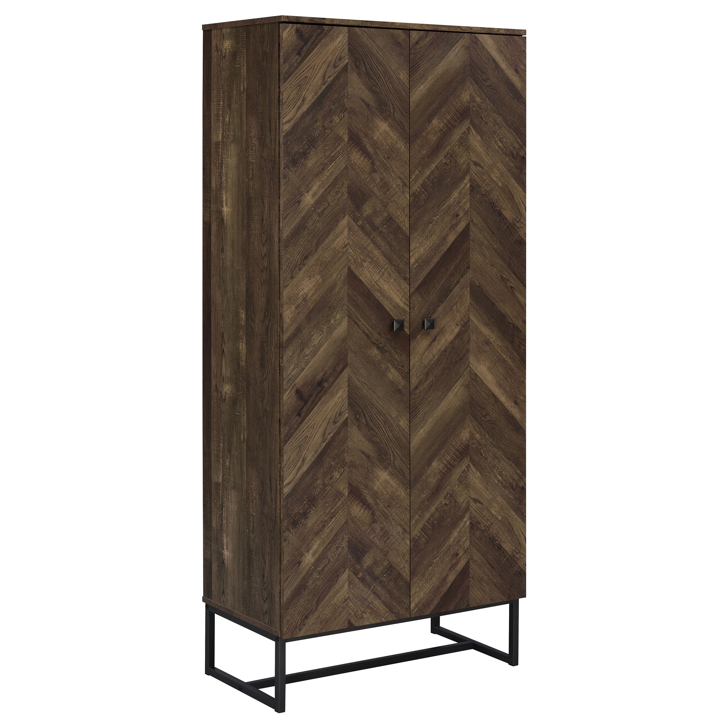 Best Furniture Outlet - Coaster - Carolyn 2-door Engineered Wood Accent Cabinet Rustic Oak - 959640