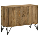 Best Furniture Outlet - Coaster - Eileen 2-door Wood Storage Accent Cabinet Natural - 959651
