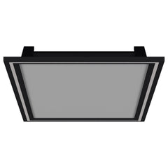Windrose 28 x 67 Inch Tempered LED Standing Mirror Black