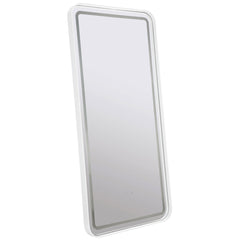 Best Furniture Outlet - Coaster - Glendora 32 x 71 Inch LED Standing Mirror BT Speakers Black - 961448