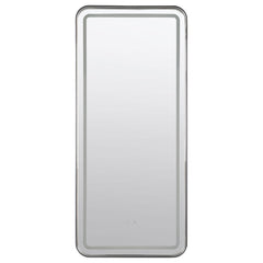 Glendora LED Standing Mirror with Bluetooth Speaker Black