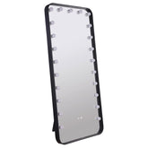 Best Furniture Outlet - Coaster - Canton 32 x 71 Inch LED Standing Mirror with Speakers Black - 961577