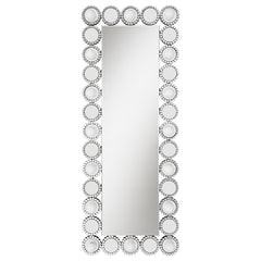 Aghes 24 x 62 Inch Wall Mirror with Lighting Silver