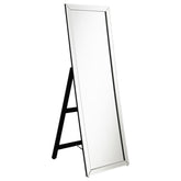 Best Furniture Outlet - Coaster - Soline 22 x 61 Inch Framed Standing Floor Mirror Silver - 961633