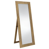 Best Furniture Outlet - Coaster - Cadence Tempered Glass Full Length Standing Mirror Mango - 961654