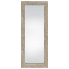 Cadence Tempered Glass Full Length Mirror Grey Washed Oak