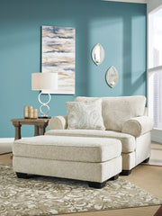 Best Furniture Outlet - Ashley Furniture - Monaghan Oversized Chair and Ottoman - Oversized Chair and Ottoman - 96205U1