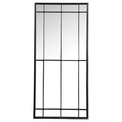 Best Furniture Outlet - Coaster - Annetta 24 x 52 Inch Window Pane Floor or Wall Mirror Black - 962913