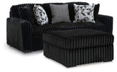 Best Furniture Outlet - Ashley Furniture - Midnight-Madness Sofa and Oversized Ottoman - Sofa and Oversized Ottoman - 98103U16