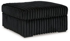 Midnight-Madness Oversized Chair and Ottoman