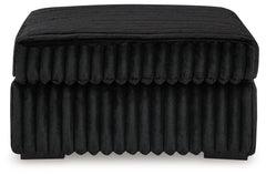 Midnight-Madness Oversized Chair and Ottoman
