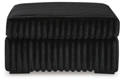 Midnight-Madness Sofa and Oversized Ottoman