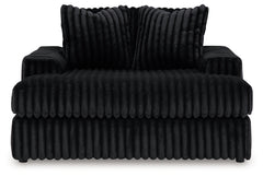 Midnight-Madness 2-Piece Sectional and Oversized Chaise