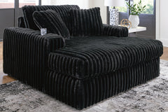 Best Furniture Outlet - Ashley Furniture - Midnight-Madness Living Room - Oversized Chaise / Onyx - 9810315