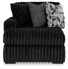 Midnight-Madness 4-Piece Sectional and Ottoman