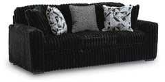 Midnight-Madness Sofa and Oversized Ottoman