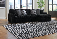 Best Furniture Outlet - Ashley Furniture - Midnight-Madness Sectional - LAF 2-Piece Sectional Sofa with Chaise / Onyx - 98103S2