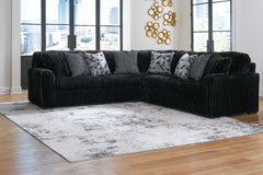 Best Furniture Outlet - Ashley Furniture - Midnight-Madness Sectional - LAF 3-Piece Sectional / Onyx - 98103S6