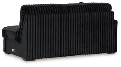 Midnight-Madness 2-Piece Sectional and Oversized Chaise