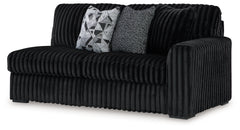 Midnight-Madness 4-Piece Sectional and Ottoman