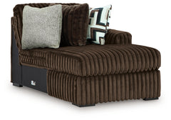 Midnight-Madness 2-Piece Sectional and Ottoman