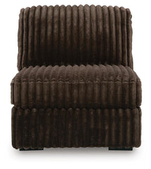 Midnight-Madness 3-Piece Sectional, Oversized Chair and Ottoman