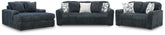 Best Furniture Outlet - Ashley Furniture - Midnight-Madness Sofa, Loveseat and Oversized Chaise - Sofa, Loveseat and Oversized Chaise - 98105U2