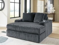 Midnight-Madness Sofa, Loveseat and Oversized Chaise