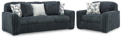 Best Furniture Outlet - Ashley Furniture - Midnight-Madness Sofa and Oversized Chair - Sofa and Oversized Chair - 98105U3