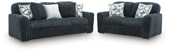 Midnight-Madness Sofa and Loveseat