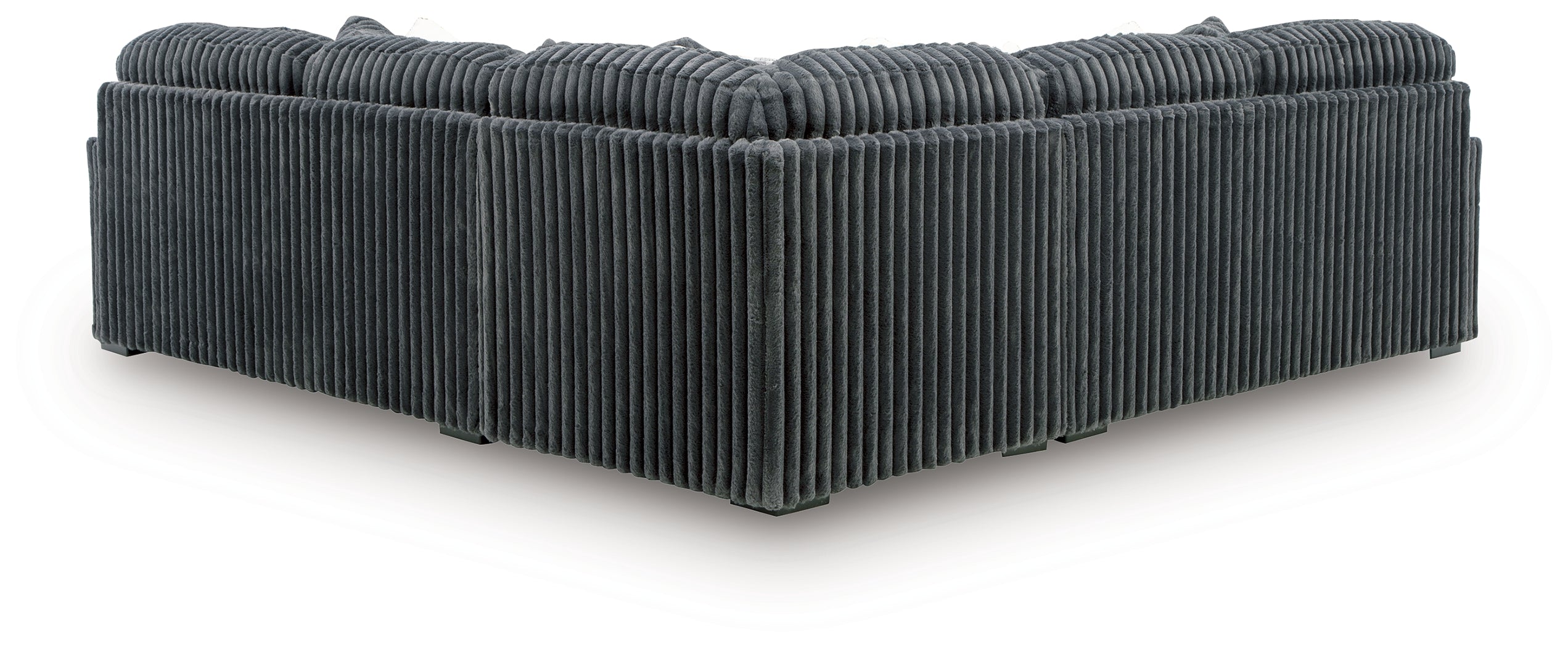 Best Furniture Outlet - Ashley Furniture - Midnight-Madness Sectional - LAF 3-Piece Sectional / Gunmetal - 98105S5