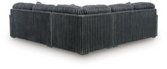 Best Furniture Outlet - Ashley Furniture - Midnight-Madness Sectional - LAF 3-Piece Sectional / Gunmetal - 98105S5
