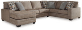 Best Furniture Outlet - Ashley Furniture - Cannonbrook Sectional - LAF 3-Piece Sectional with Chaise / Nutmeg - 98201S2
