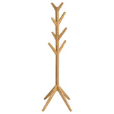 Best Furniture Outlet - Coaster - Margaret Solid Wood Coat Rack Clothing Hanger Natural Oak - 983271