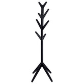 Best Furniture Outlet - Coaster - Margaret Solid Wood Coat Rack Clothing Hanger Black - 983272