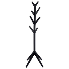 Best Furniture Outlet - Coaster - Margaret Solid Wood Coat Rack Clothing Hanger Black - 983272