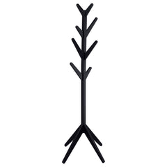 Best Furniture Outlet - Coaster - Margaret Solid Wood Coat Rack Clothing Hanger Black - 983272